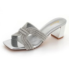 Women Sandals Crystal Diamante
