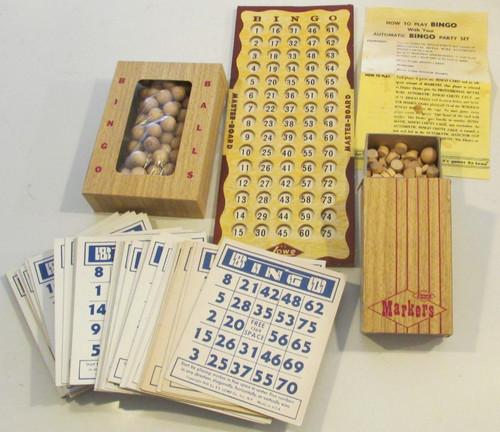 Vintage lowe bingo - bingo, game
