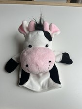 Cow Hand Puppet for Children Soft Stuffed Animal