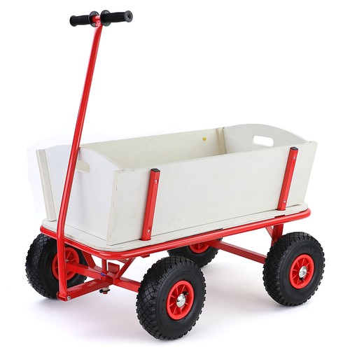 Bollerwagen wooden hand cart - hand,