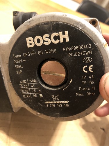 Used worcester bosch ups15 - bosch, ups15-60