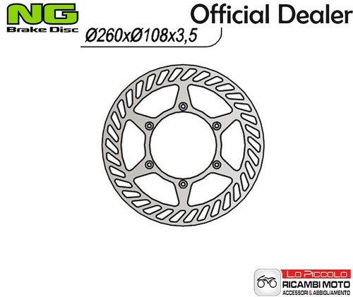 659731 front brake disc gas - front,