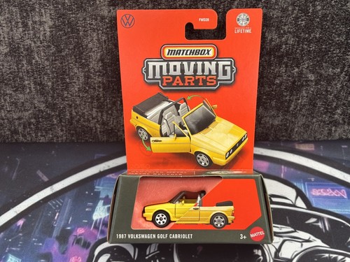 Matchbox moving parts - moving, yellow