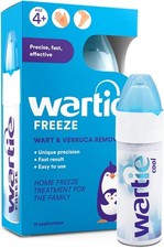 Wartie Freeze Wart and Verruca Remover, Safe For Adults and Children Aged 4