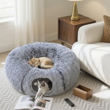 PawHut Donut Play Tunnel Bed
