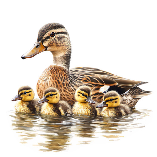 Duck mallard duckling bird - duck,
