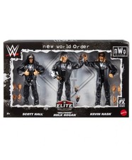 WWE Mattel Elite 3 Pack nWo New World Order Nash Hall Hogan Wrestling Figures 