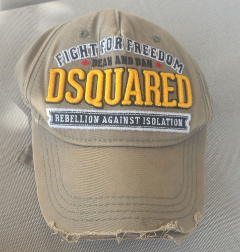 Dsquared2 beige cotton canvas - beige,