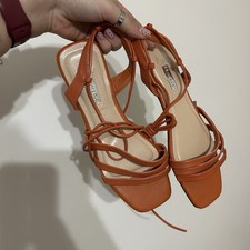 Primark Brown Lace Up Sandals Size 5 Bnwt