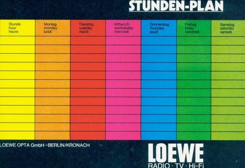 Timetable loewe radio - timetable,