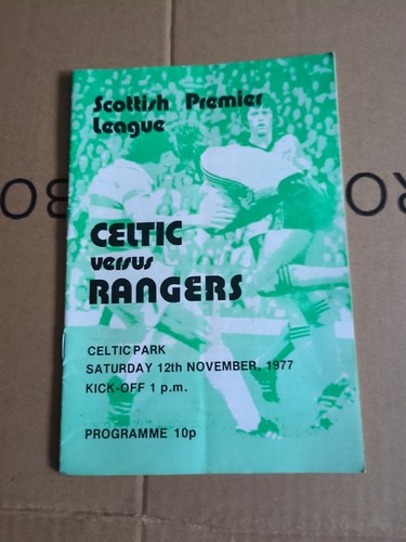 Celtic rangers 11 - v, 12.11.1977