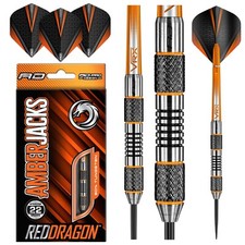 RED DRAGON Amberjack Tungsten Darts Set 21g,24g,26g,28g,30g , Flights & Shafts