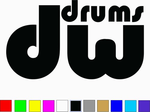 Drums logo vinyl decal die - vinyl,