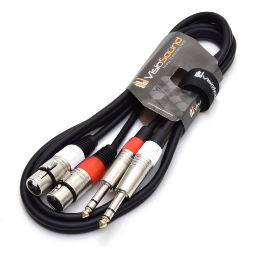 Female xlr x 6 35mm - xlr, to