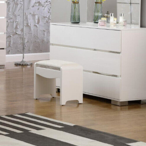 Dressing table stool white - table,