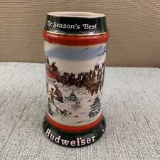 Budweiser Stein The Season's Best 1991 Collectors Series Artist Susan Sampson