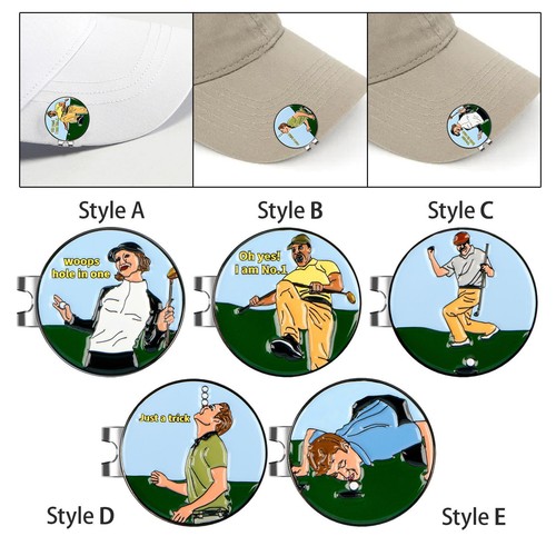 Golf ball marker - marker, hat