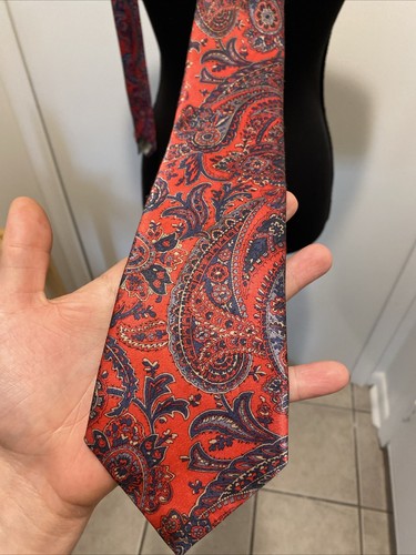 Vintage 90s ketch tie - tie, red