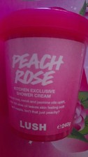 Lush peach rose shower - lush, cream