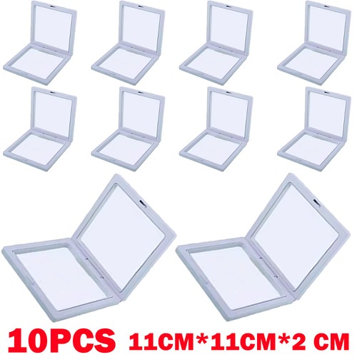 10x 11cm white floating - white,