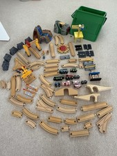 Huge Brio Job Lot With Mountains, Cranes Etc 