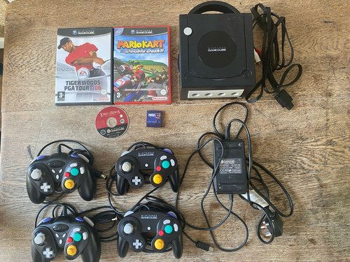 Gamecube console all wires - console,,