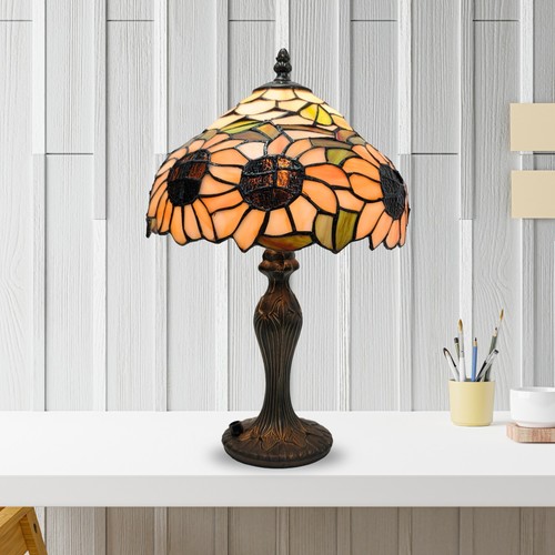 Decorative tiffany table - table, lamp