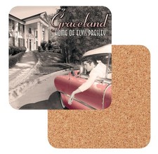 Elvis In Pink Caddy Outside Of