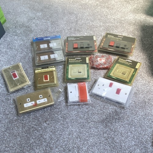 Mixed lot wall switches - mk,