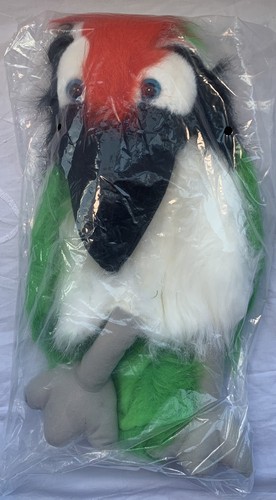 New hand puppet parrot macaw - new,