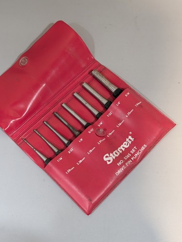 Vintage starrett 565 8pc - no.,
