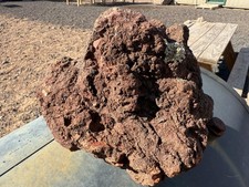 One Large, Red Lava Rock –