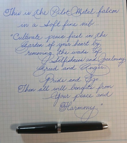 Pilot metal falcon - falcon, fine