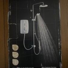 MIRA Sprint Dual White Chrome effect Electric Shower 9.5Kw . New