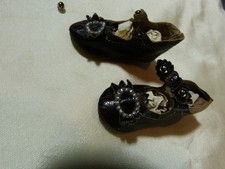 Pair Of Vintage Doll Shoes