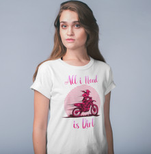 Womens Motocross T Shirt, All
