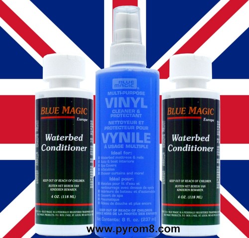 Blue magic waterbed vinyl - magic,