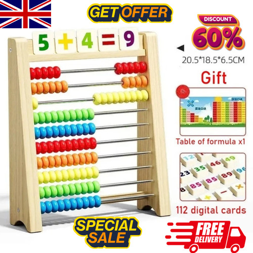 Wooden abacus for kids - abacus,