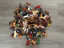 Vintage Timpo Britains Various Toy Horses Soldiers American Indians Parts etc