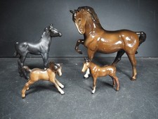4 x Vintage Beswick Horses