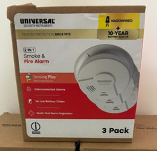(3-Pack) Hardwired & 10-Year