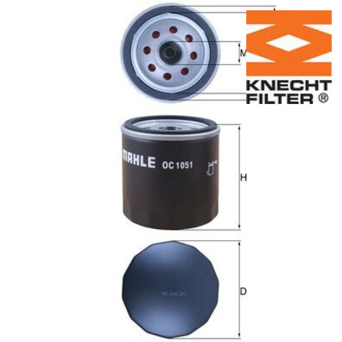 Oil filter knecht 1051 for - oil, oc