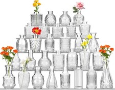 ZgoEC Glass Bud Vases Set of