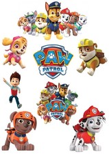 PAW PATROL EDIBLE CAKE TOPPER