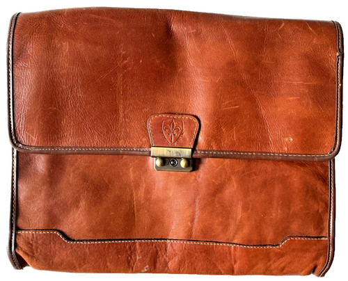 Leather document case vintage - case,