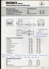 Mercedes-Benz 609D Chassis Cab