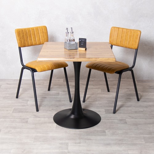 Restaurant table set - restaurant, pine