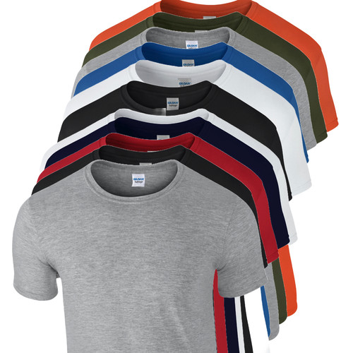Mens gildan softstyle shirt - mens, t