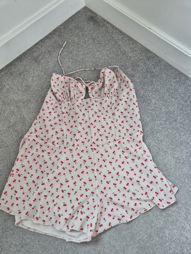 Ruched backless playsuit - backless, in