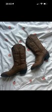 Real Ariat Western Boot Women's Size 6 In Distressed Brown Comes With Box